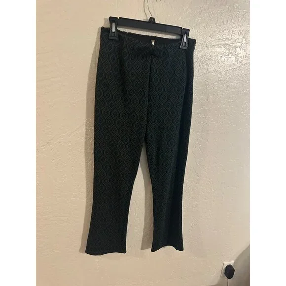 Free People Green Geometric Pants - Picture 4 of 12